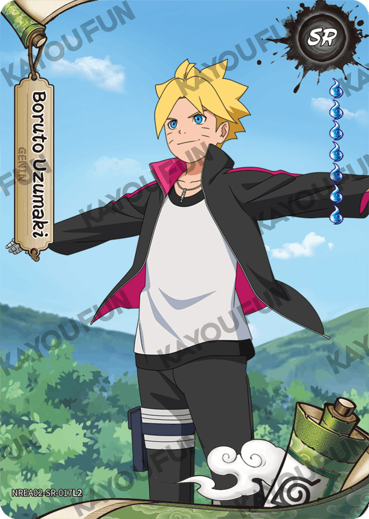 Kartu Kayou Naruto - Boruto Uzumaki (SR)