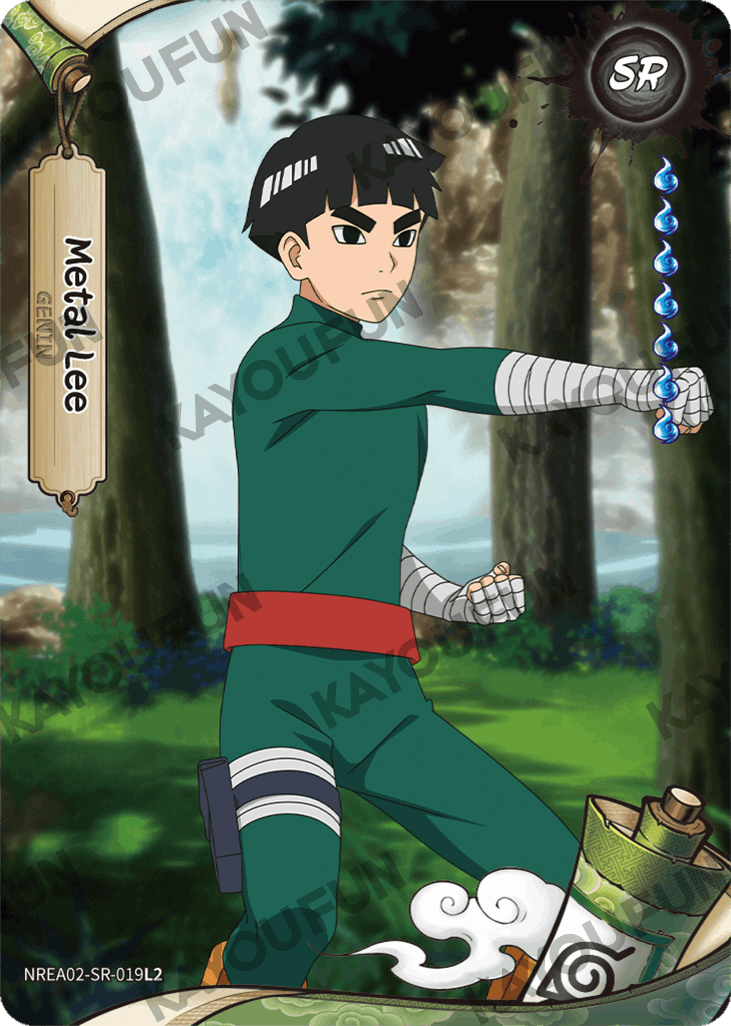 Kartu Kayou Naruto - Metal Lee (SR)