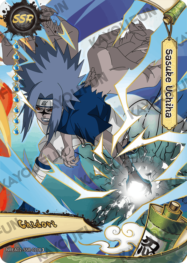 Kartu Kayou Naruto - Sasuke Uchiha (SSR)