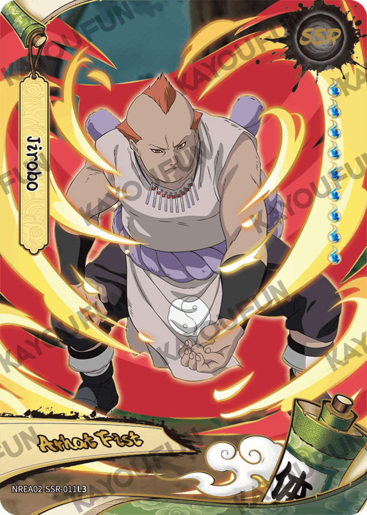 Kartu Kayou Naruto - Jirobo (SSR)