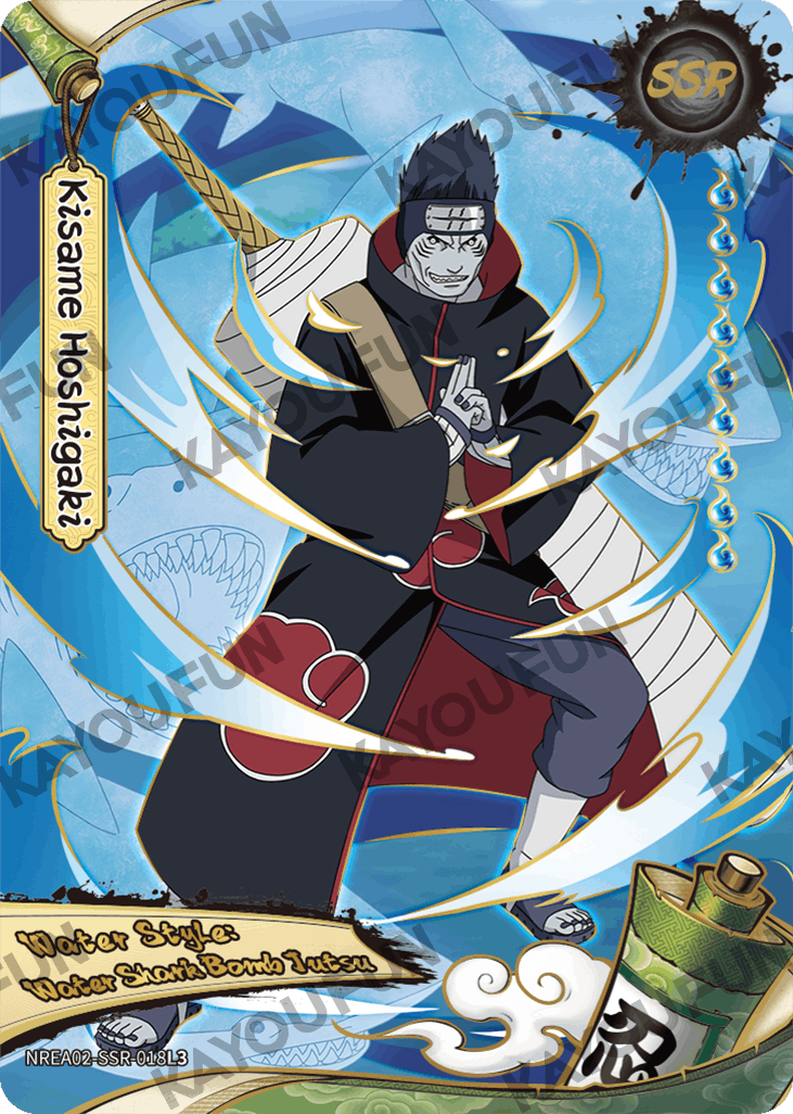 Kartu Kayou Naruto - Kisame Hoshigaki (SSR)