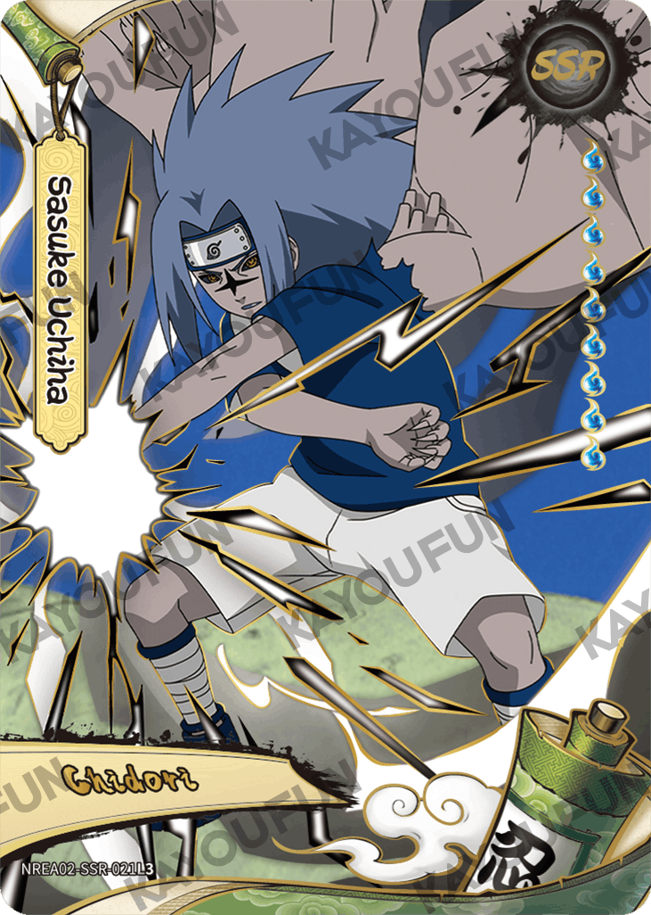 Kartu Kayou Naruto - Sasuke Uchiha (SSR)