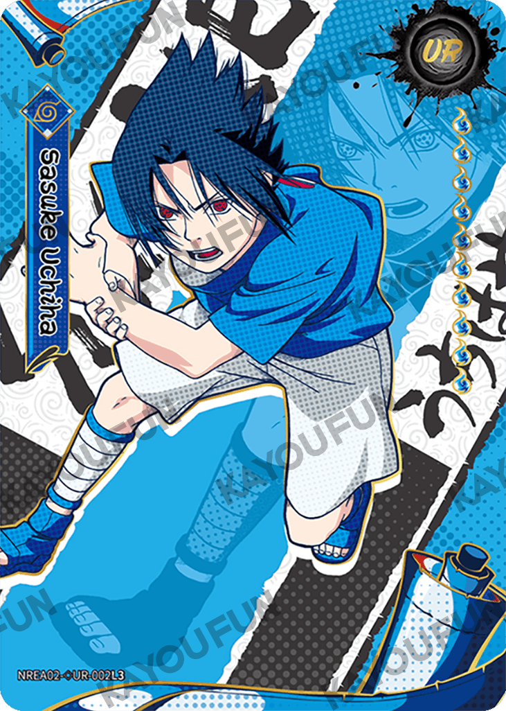 Kartu Kayou Naruto - Sasuke Uchiha (◇UR)