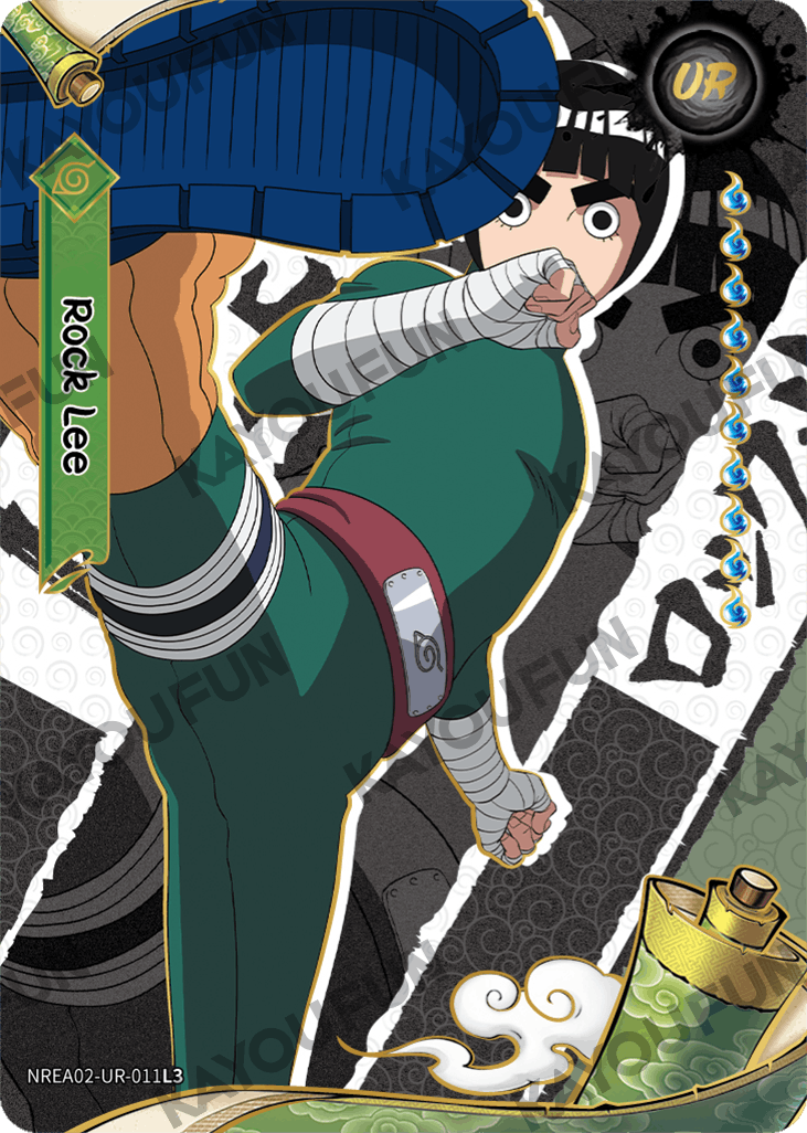 Kartu Kayou Naruto - Rock Lee (UR)