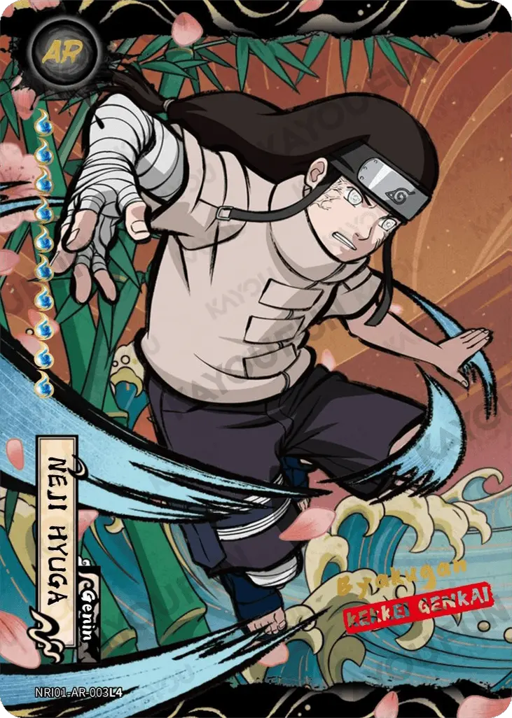 Kartu Kayou Naruto - Neji Hyuga (AR)