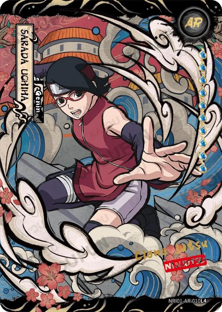 Kartu Kayou Naruto - Sarada Uchiha (AR)