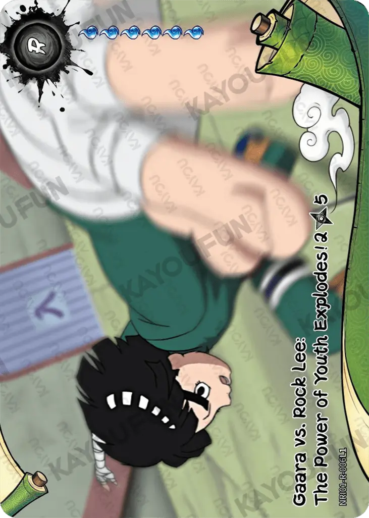 Kartu Kayou Naruto - Gaara vs. Rock Lee: The Power of Youth Explodes! 2 (R)