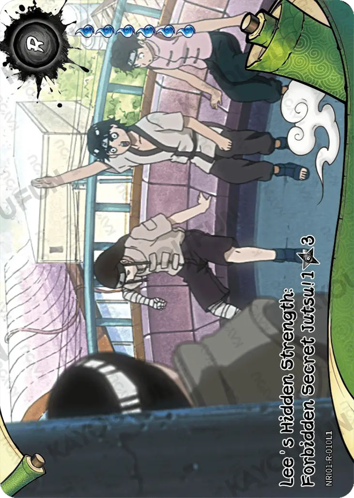 Kartu Kayou Naruto - Lee's Hidden Strength: Forbidden Secret Jutsu! 1 (R)