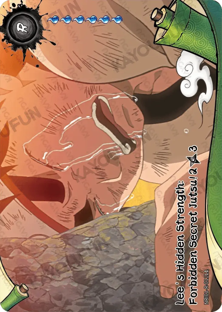 Kartu Kayou Naruto - Lee's Hidden Strength: Forbidden Secret Jutsu! 2 (R)