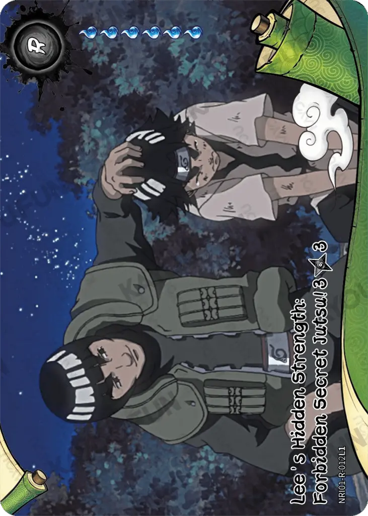 Kartu Kayou Naruto - Lee's Hidden Strength: Forbidden Secret Jutsu! 3 (R)