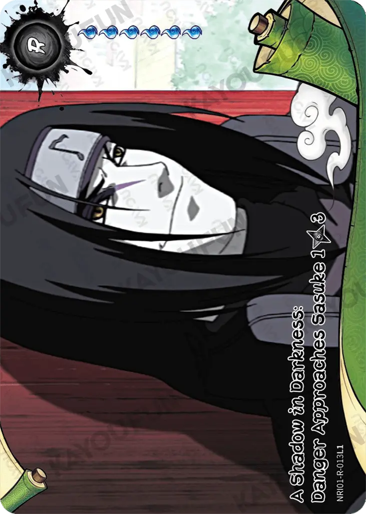 Kartu Kayou Naruto - A Shadow in Darkness: Danger Approaches Sasuke 1 (R)