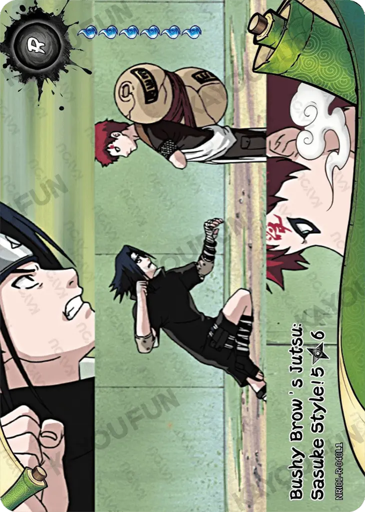 Kartu Kayou Naruto - Bushy Brow's Jutsu: Sasuke Style! 5 (R)