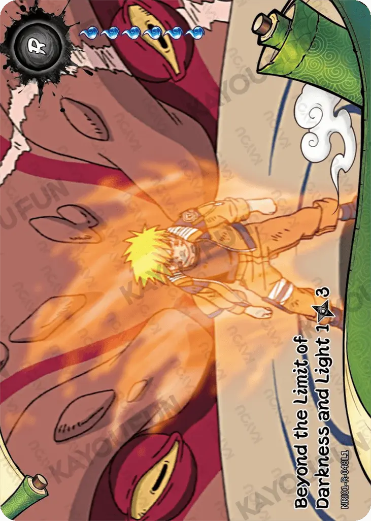 Kartu Kayou Naruto - Beyond the Limit of Darkness and Light 1 (R)