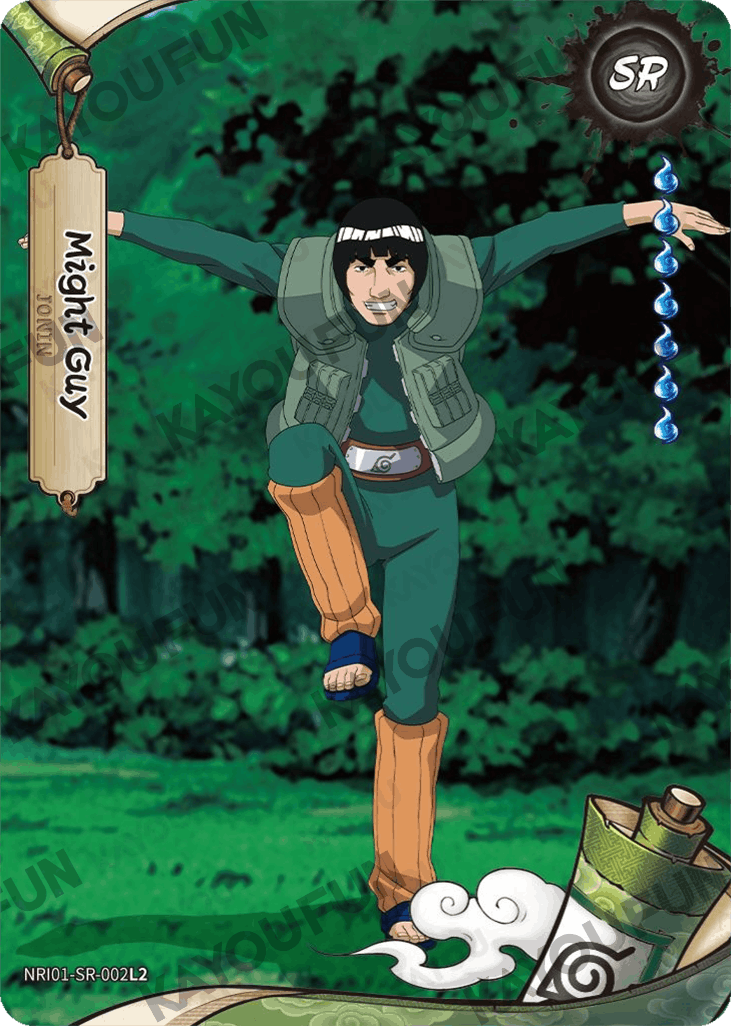 Kartu Kayou Naruto - Might Guy (SR)