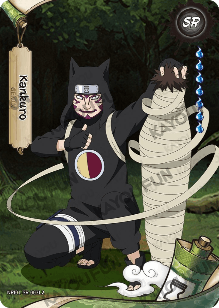 Kartu Kayou Naruto - Kankuro (SR)