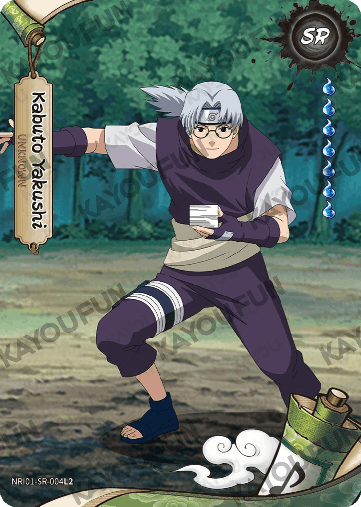 Kartu Kayou Naruto - Kabuto Yakushi (SR)