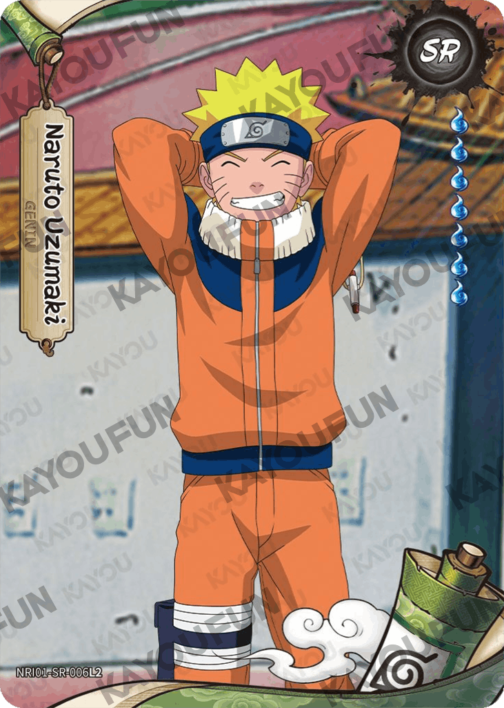 Kartu Kayou Naruto - Naruto Uzumaki (SR)