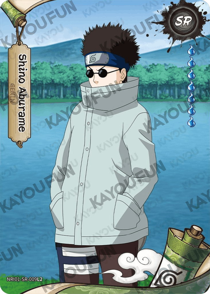Kartu Kayou Naruto - Shino Aburame (SR)