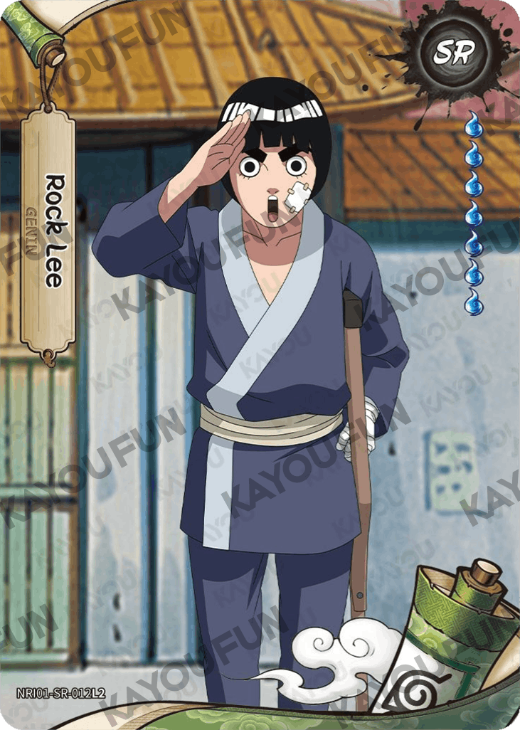 Kartu Kayou Naruto - Rock Lee (SR)