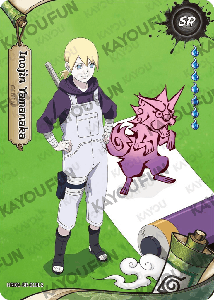 Kartu Kayou Naruto - Inojin Yamanaka (SR)