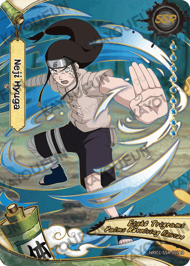Kartu Kayou Naruto - Neji Hyuga (SSR)