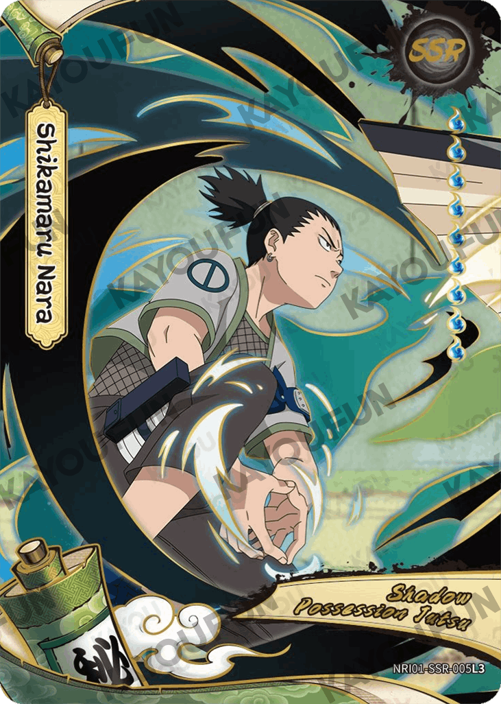 Kartu Kayou Naruto - Shikamaru Nara (SSR)