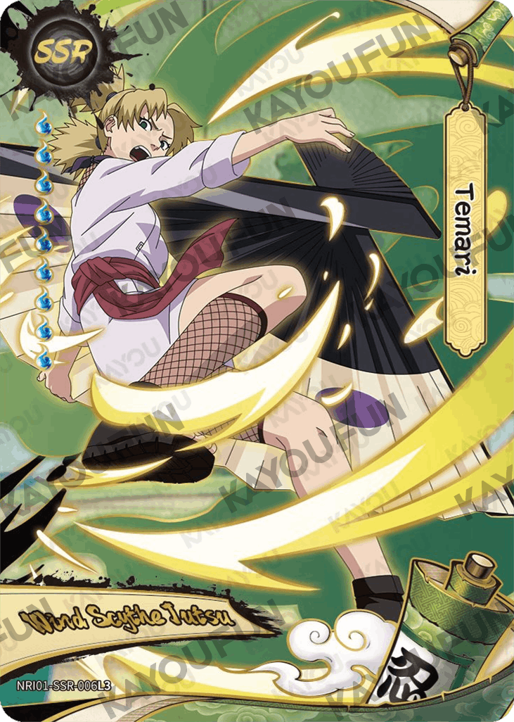 Kartu Kayou Naruto - Temari (SSR)