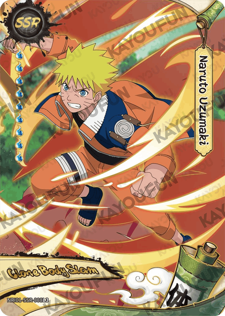 Kartu Kayou Naruto - Naruto Uzumaki (SSR)