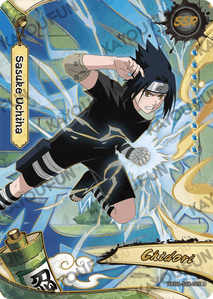 Kartu Kayou Naruto - Sasuke Uchiha (SSR)