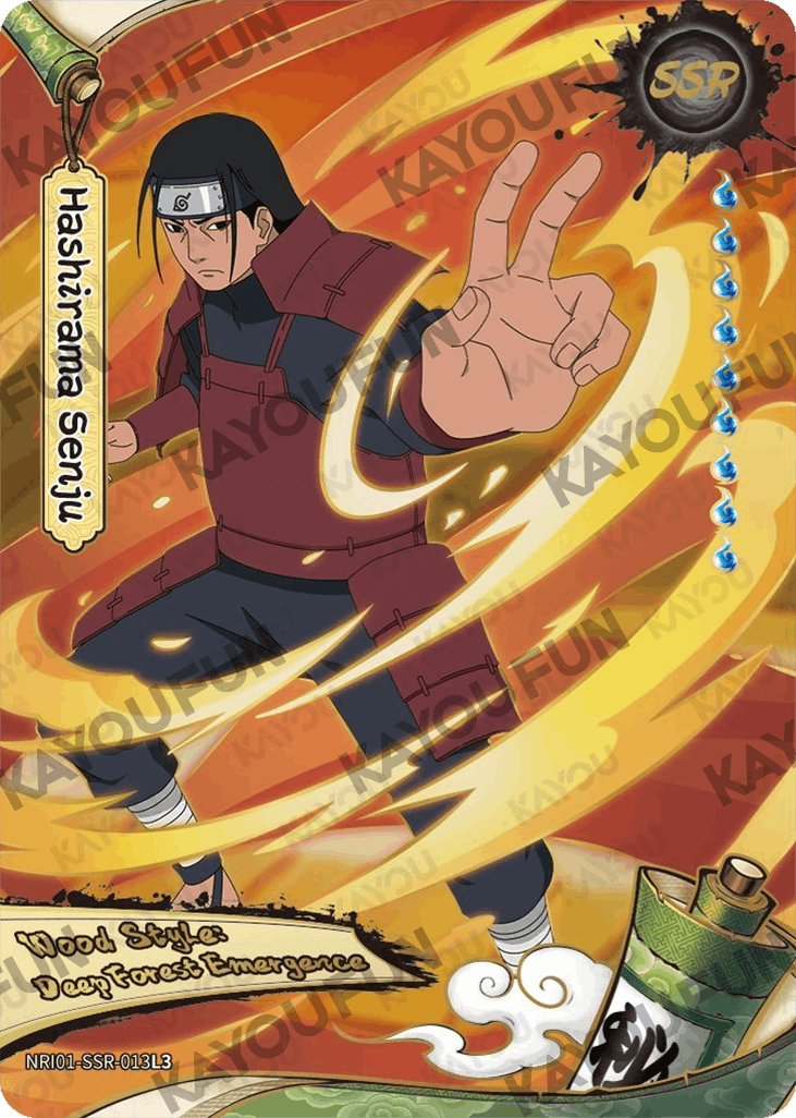 Kartu Kayou Naruto - Hashirama Senju (SSR)