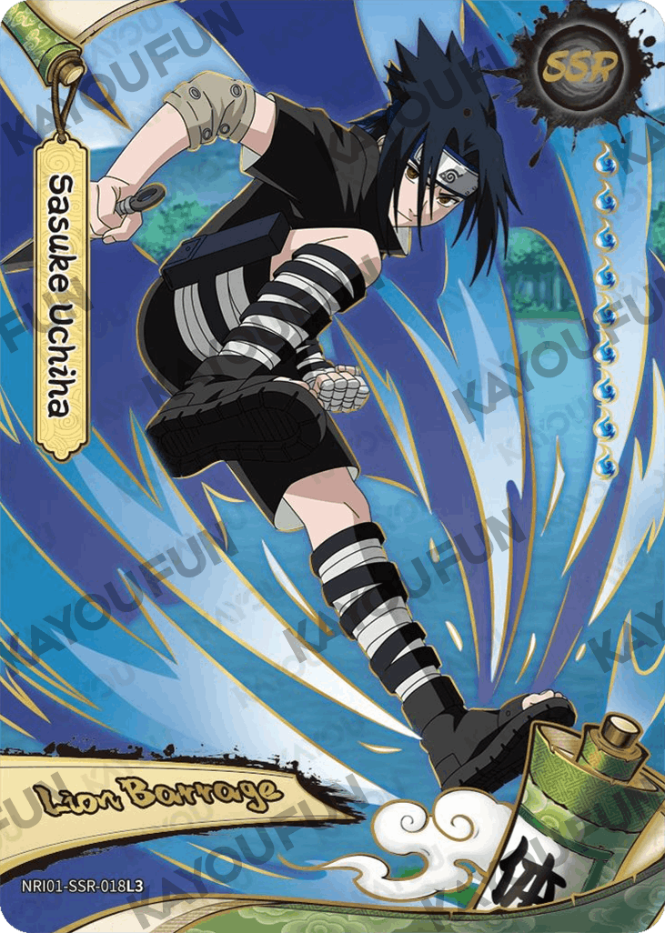 Kartu Kayou Naruto - Sasuke Uchiha (SSR)