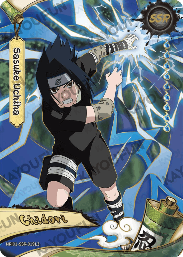 Kartu Kayou Naruto - Sasuke Uchiha (SSR)