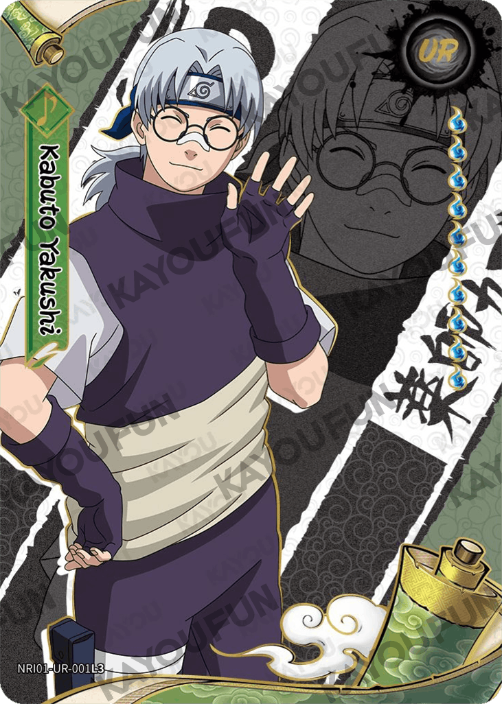 Kartu Kayou Naruto - Kabuto Yakushi (UR)