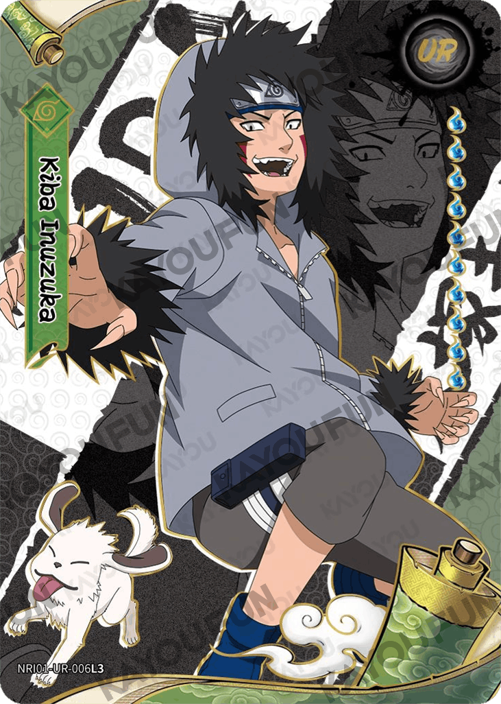 Kartu Kayou Naruto - Kiba Inuzuka (UR)