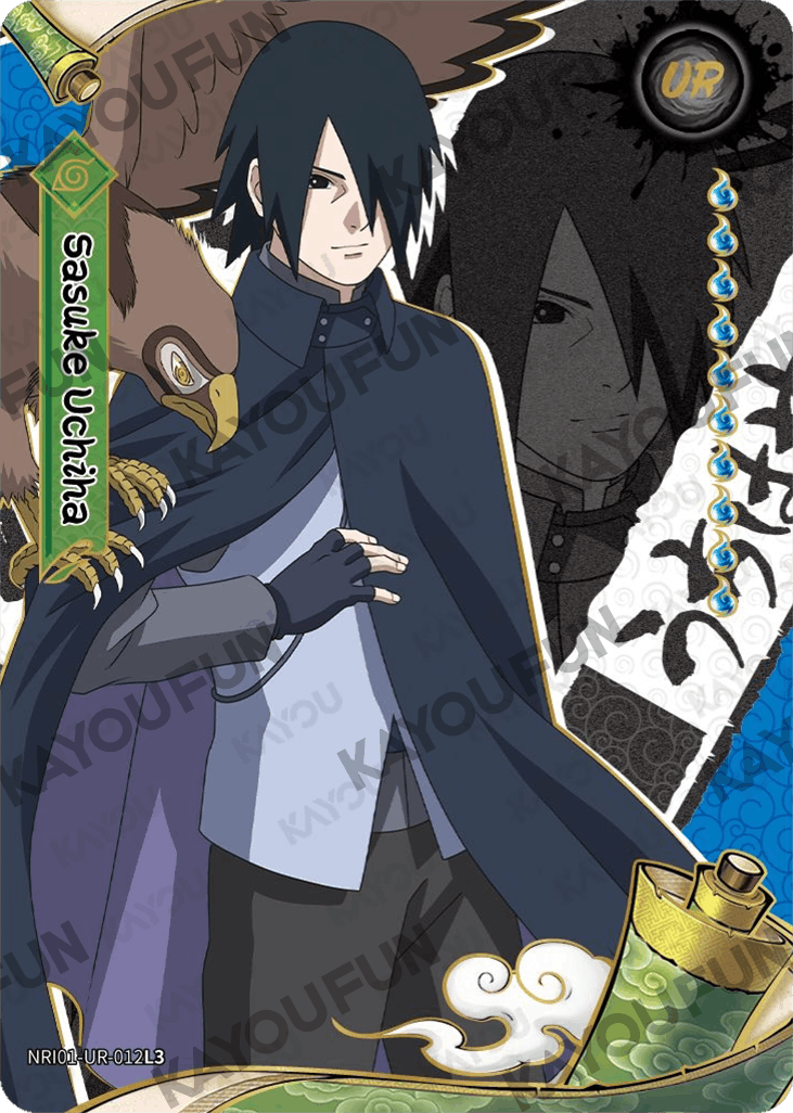 Kartu Kayou Naruto - Sasuke Uchiha (UR)