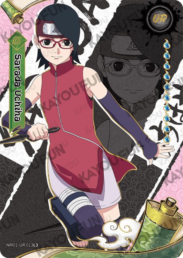 Kartu Kayou Naruto - Sarada Uchiha (UR)