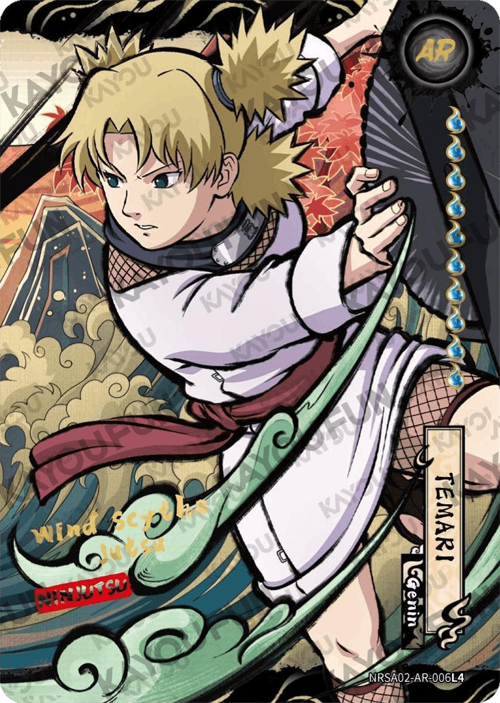 Kartu Kayou Naruto - Temari (AR)