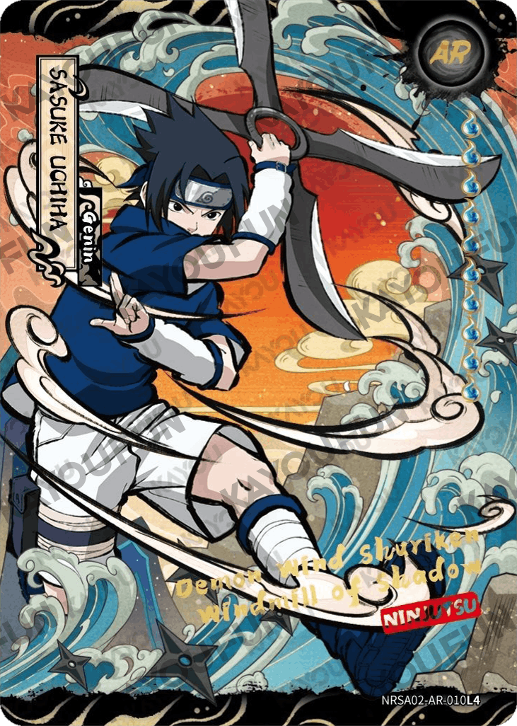 Kartu Kayou Naruto - Sasuke Uchiha (AR)