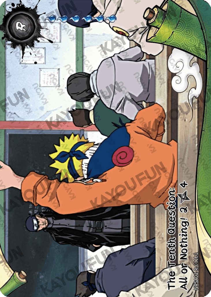 Kartu Kayou Naruto - The Tenth Question: All or Nothing! 2 (R)