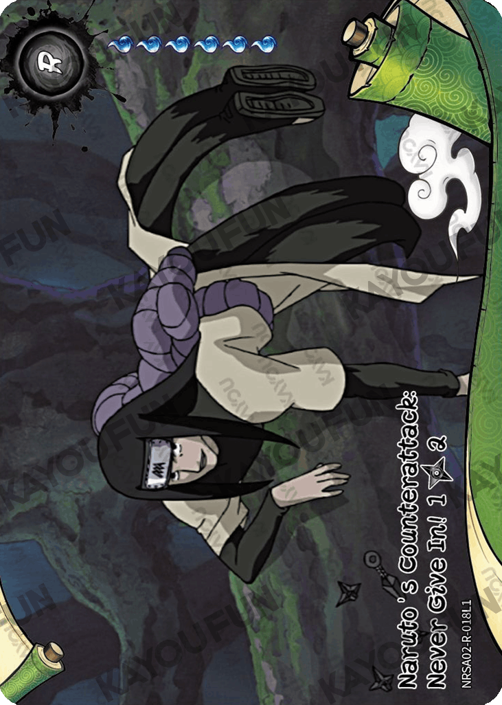 Kartu Kayou Naruto - Naruto's Counterattack: Never Give In! 1 (R)