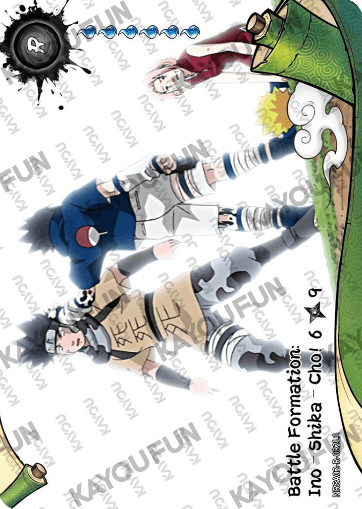 Kartu Kayou Naruto - Battle Formation: Ino–Shika–Cho! 6 (R)
