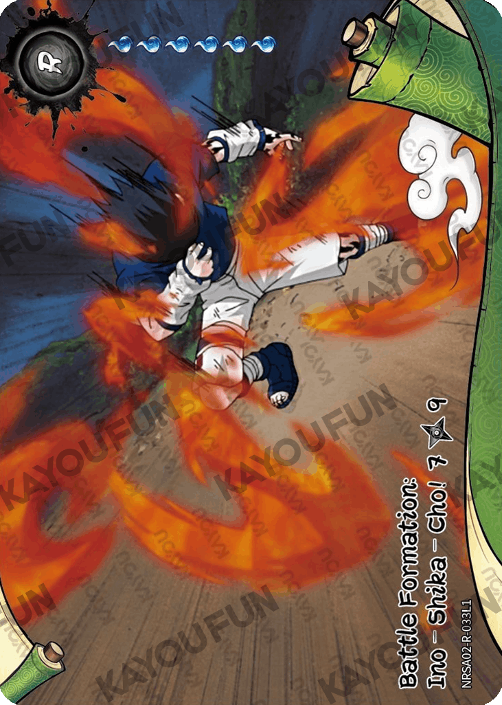 Kartu Kayou Naruto - Battle Formation: Ino–Shika–Cho! 7 (R)