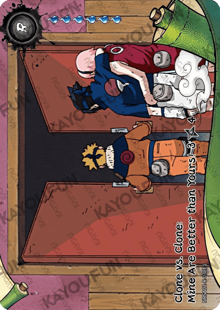 Kartu Kayou Naruto - Clone vs. Clone: Mine Are Better than Yours! 3 (R)