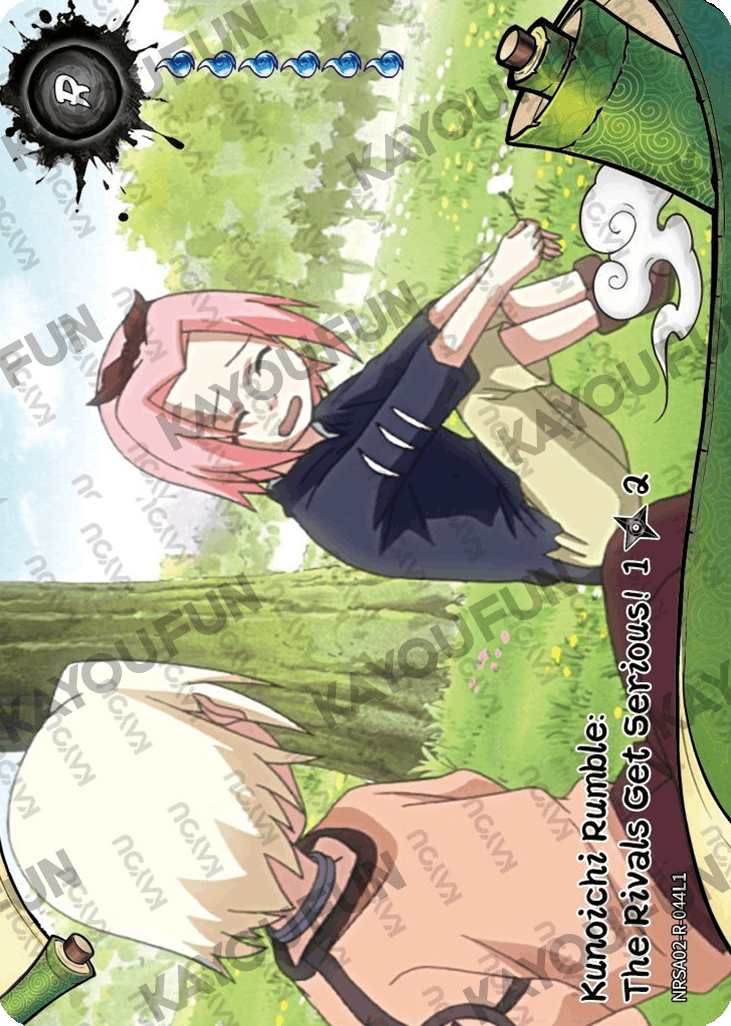 Kartu Kayou Naruto - Kunoichi Rumble: The Rivals Get Serious! 1 (R)