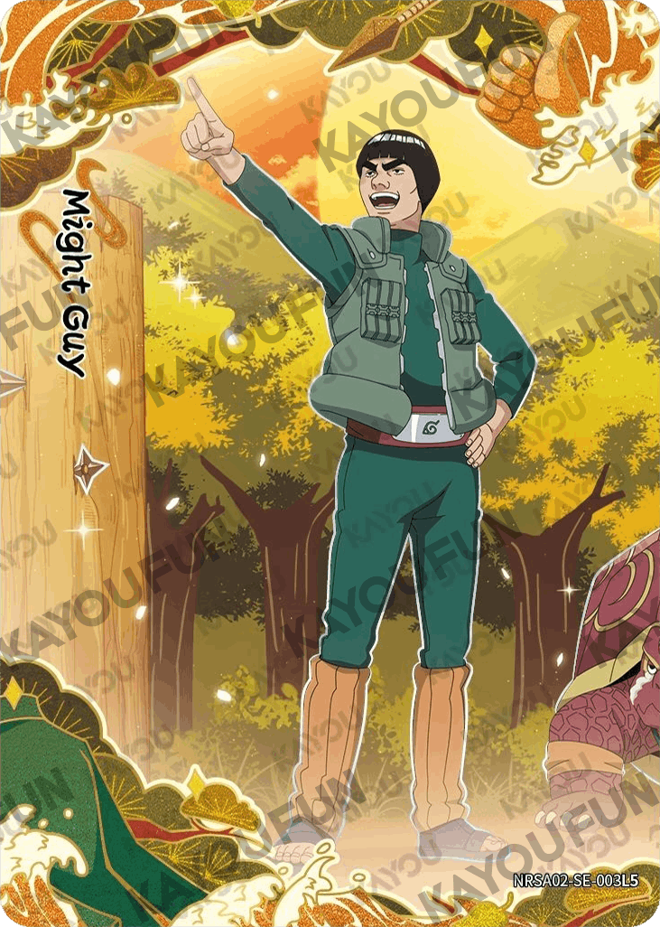 Kartu Kayou Naruto - Might Guy (SE)