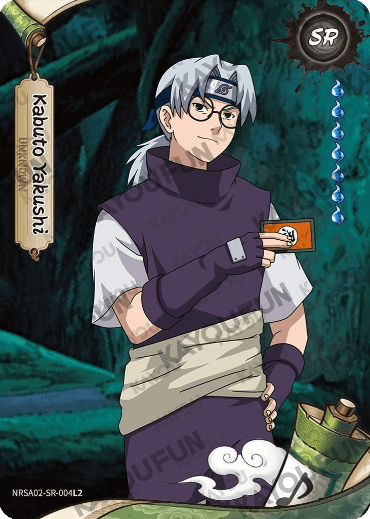Kartu Kayou Naruto - Kabuto Yakushi (SR)