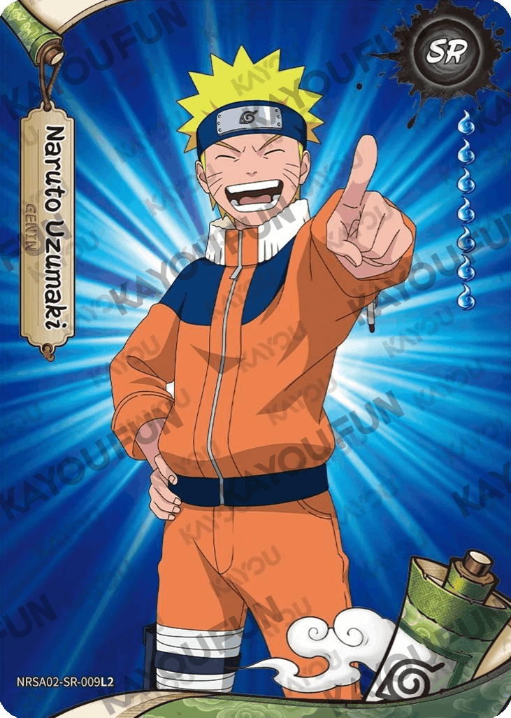 Kartu Kayou Naruto - Naruto Uzumaki (SR)