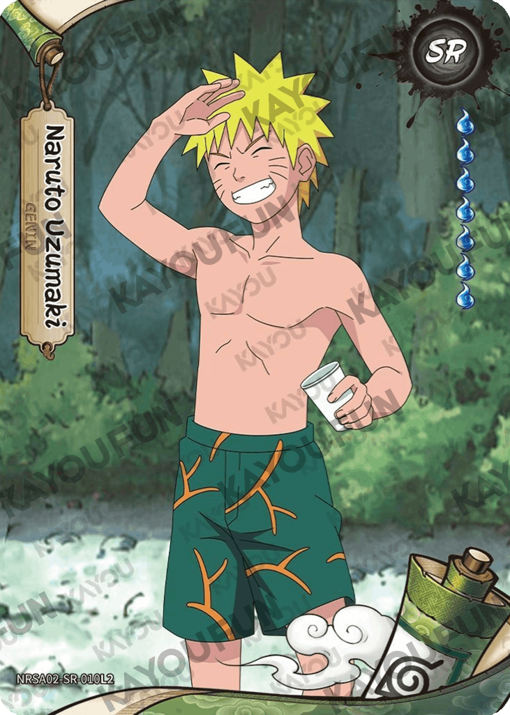 Kartu Kayou Naruto - Naruto Uzumaki (SR)
