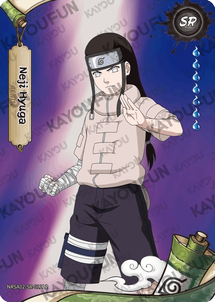 Kartu Kayou Naruto - Neji Hyuga (SR)