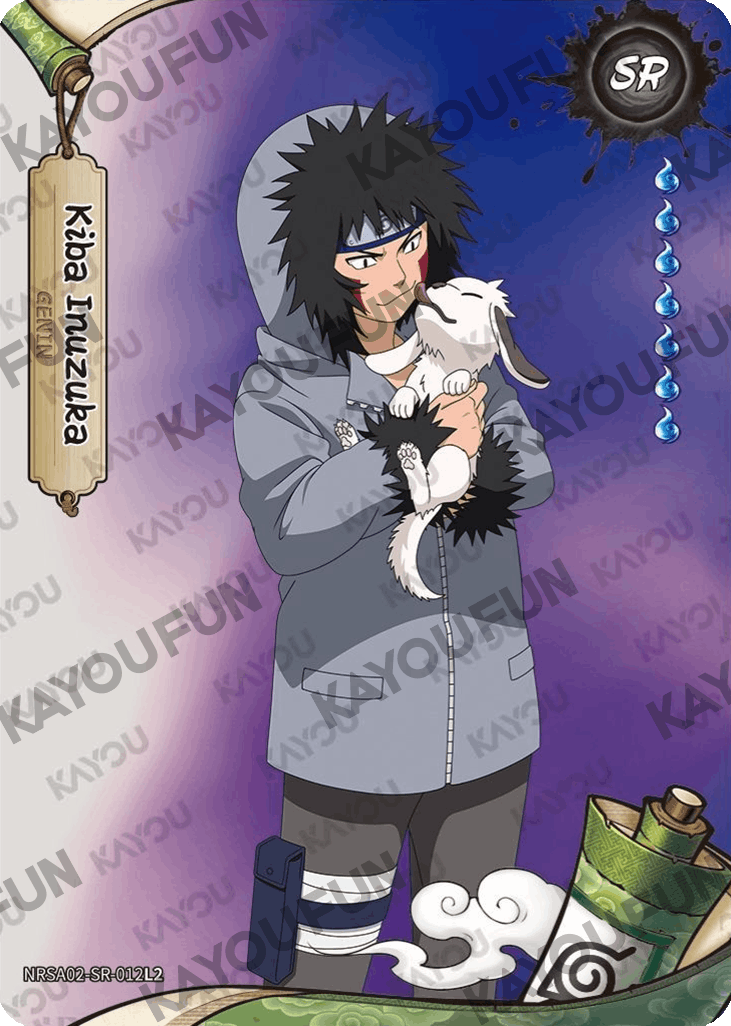Kartu Kayou Naruto - Kiba Inuzuka (SR)